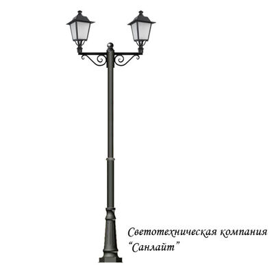 Классический уличный фонарь Квадро - 104