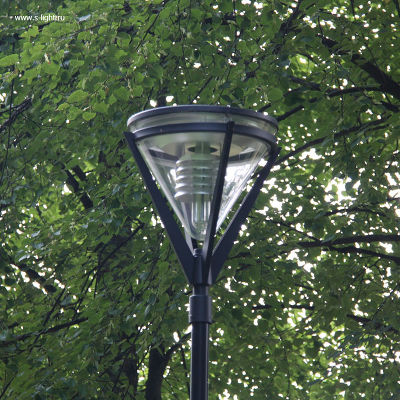 парковый светильник стрит 56 в природе - 3